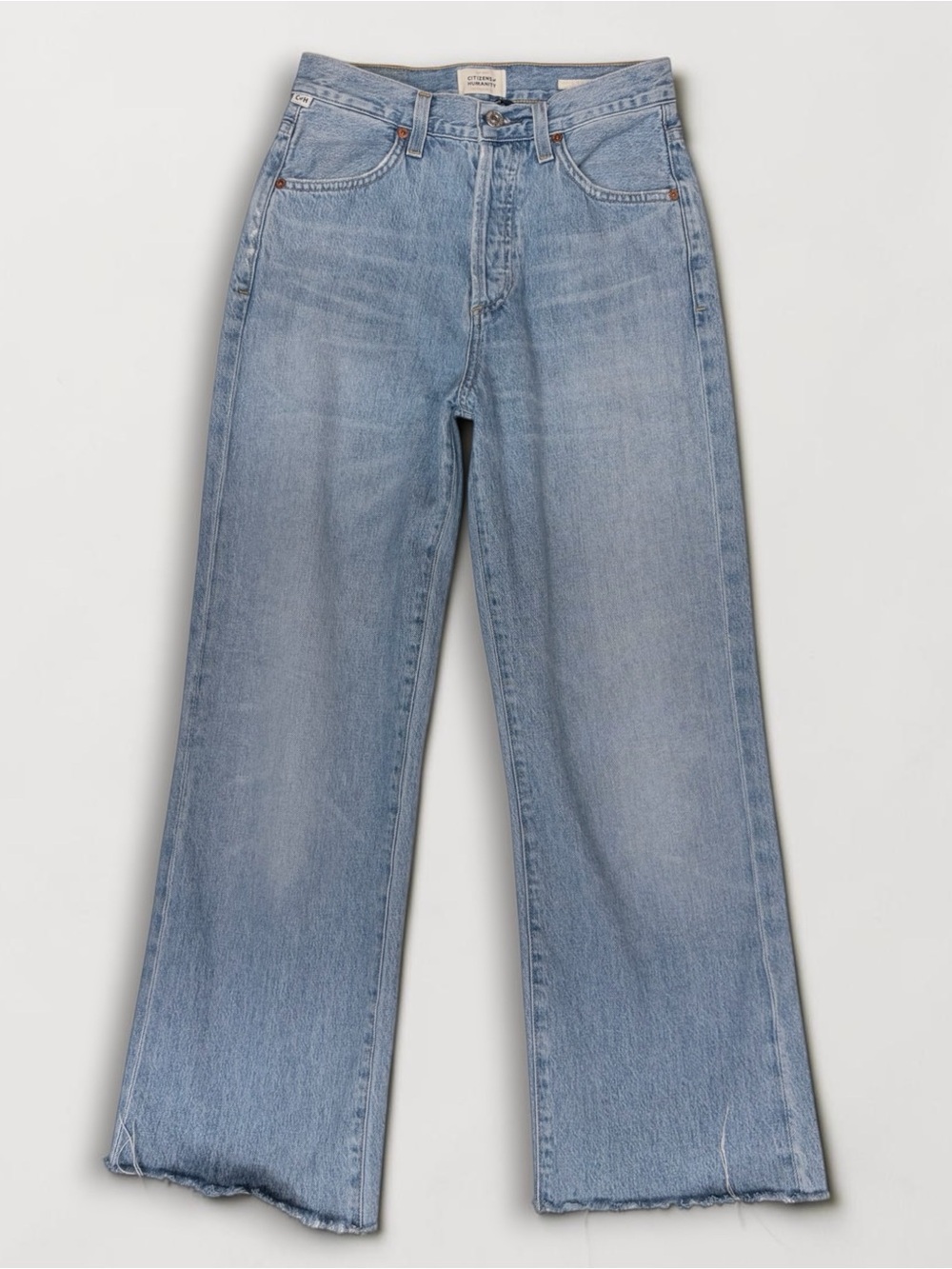 Citizens of Humanity Aninna Wide Leg High Rise Jeans Tularosa Light Wash